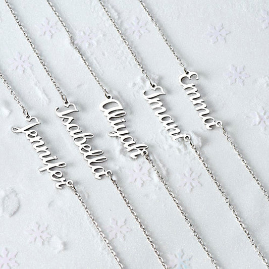 Personalized Name Necklaces , Script Name Necklaces, Mother's Day Jewelry , Gift for Her , Persoanlized Gift